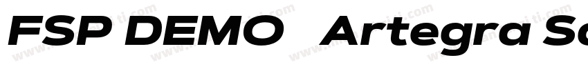 FSP DEMO   Artegra Sans Ex Thin字体转换
